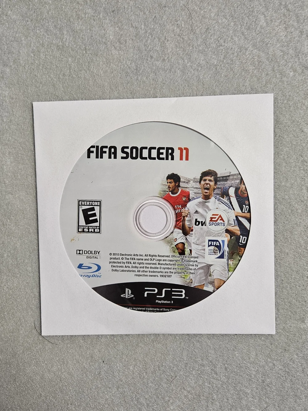 EA Sports FIFA Soccer 11 Sony PlayStation 3 PS3 Game Disc